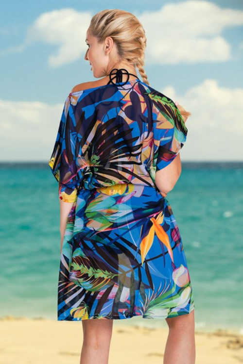barevné vzdušné plážové šaty