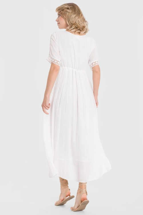 bílé plážové šaty Astratex